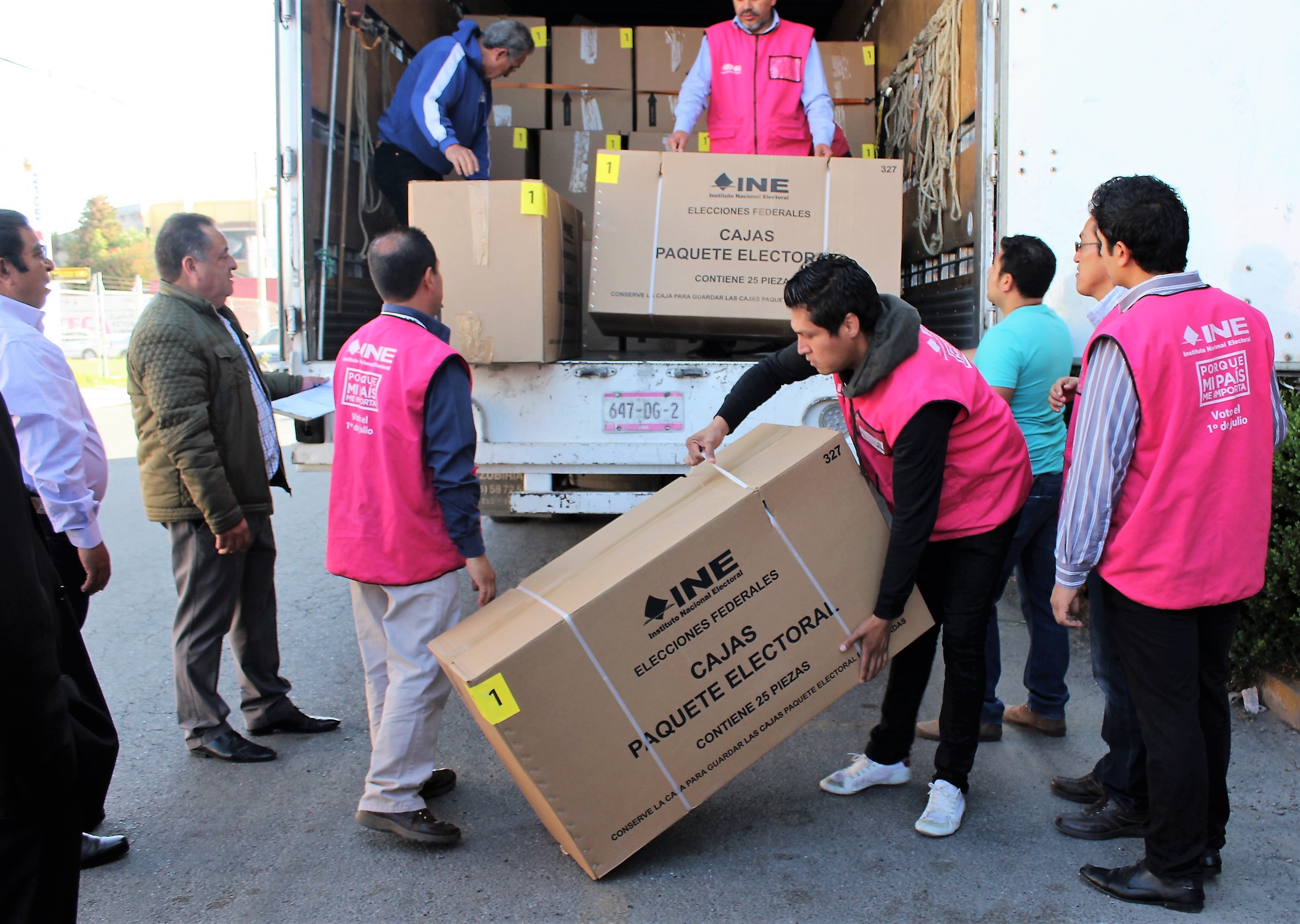 Recibió INE Tlaxcala material y documentación electoral no custodiado